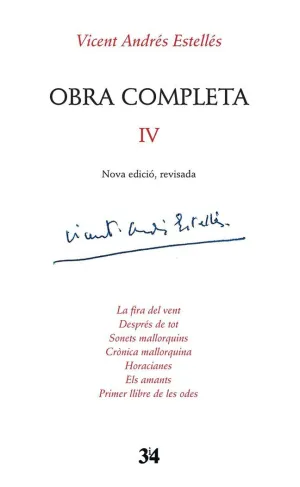 OBRA COMPLETA REVISADA, VOLUM 4