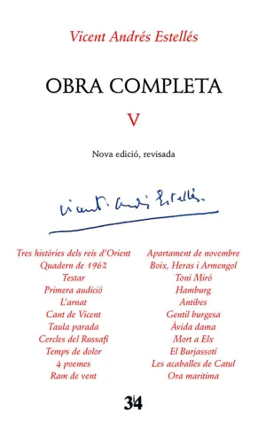 OBRA COMPLETA REVISADA, VOLUM 5