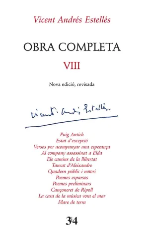 OBRA COMPLETA REVISADA, VOLUM 8
