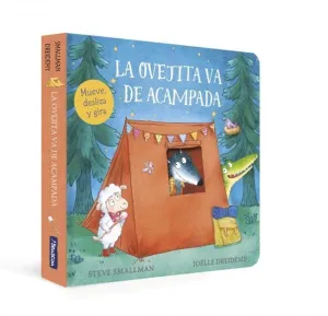 LA OVEJITA VA DE ACAMPADA (LA OVEJITA QUE VINO A CENAR. LIBRO DE CARTÓN CON MECA