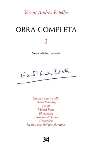 OBRA COMPLETA REVISADA, VOLUM 1