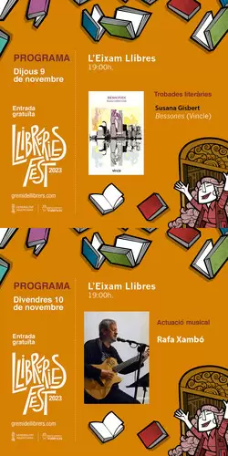 Llibreries Fest 2023 Llibreries Fest 2023